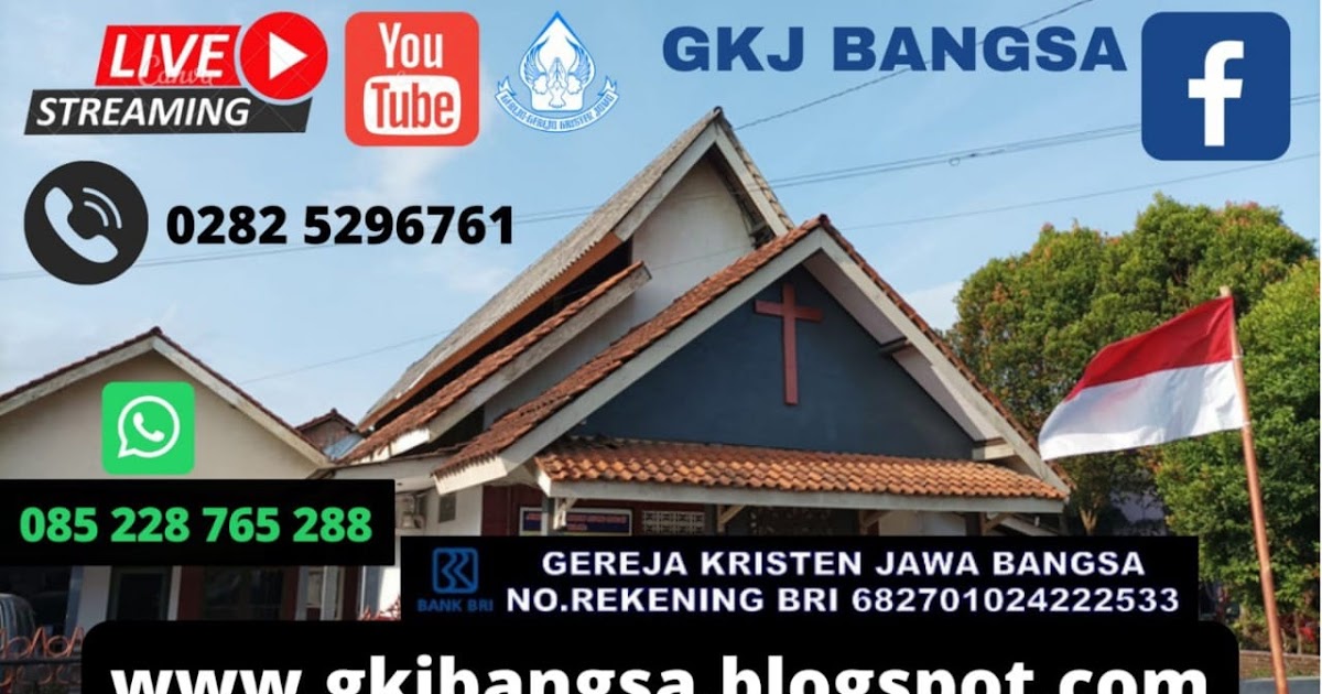 GKJ Bangkal: Tempat Beribadah yang Menyatu dengan Budaya Cilacap